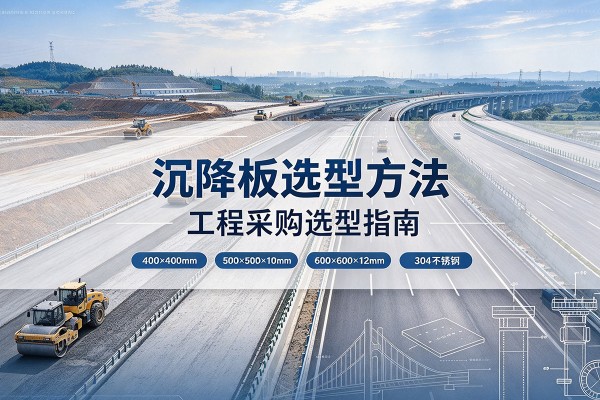 罗城沉降板选择方法