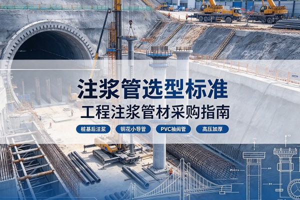 罗城注浆管选型标准