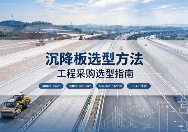 罗城沉降板选择方法